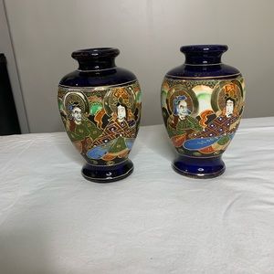 Pair of Satuma vases